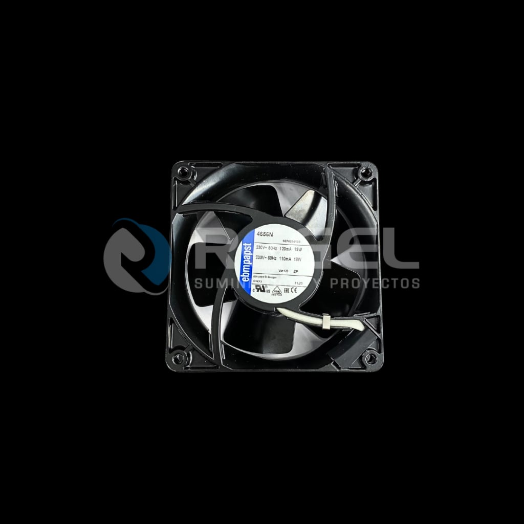 VENTILADOR AXIAL 120x120x38 EBM-PAPST 4656N
